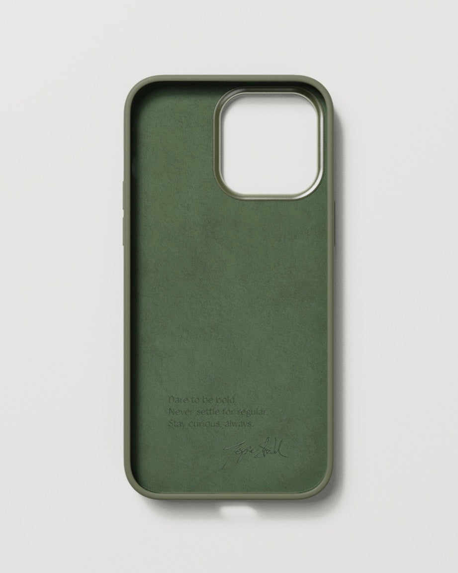Bold Case - iPhone 14 Pro Max - Linen Beige & Olive Green