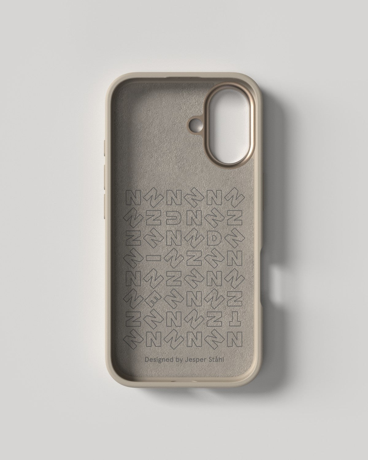 Bold Case - iPhone 16 - Linen Beige & Olive Green