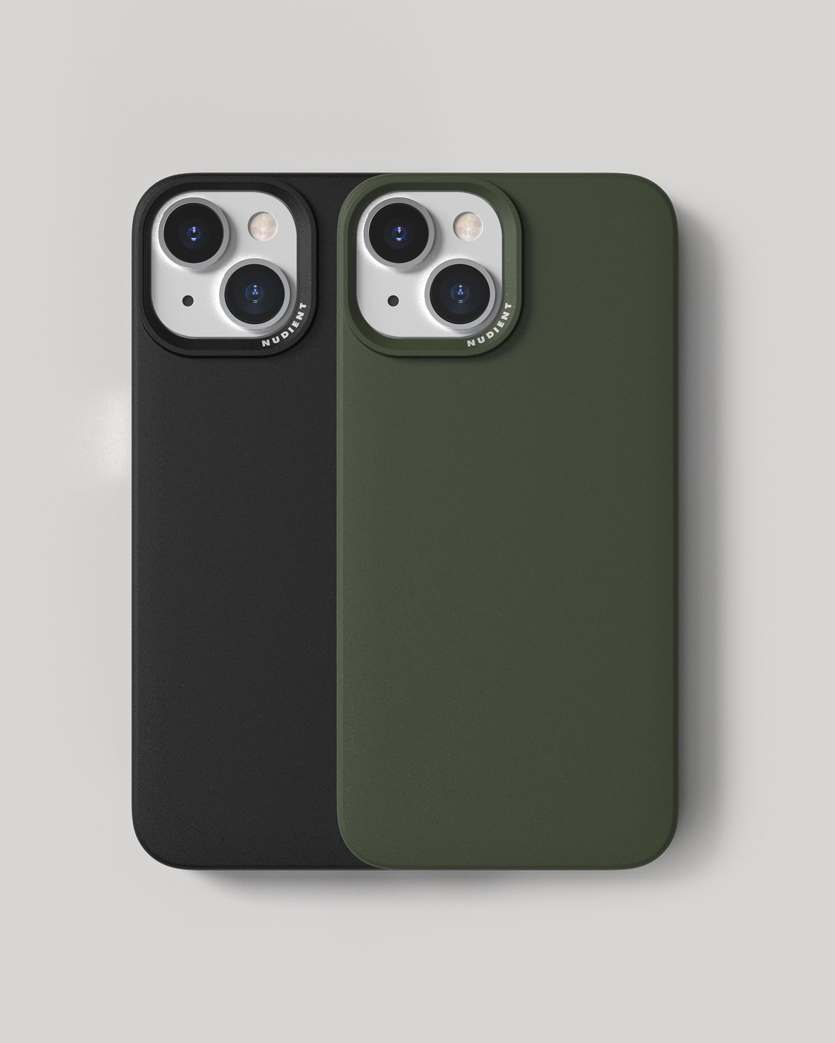 Thin Case - iPhone 15 - Ink Black & Pine Green